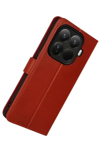 Xiaomi Mi 15T Pro Trend S Plus Kapaklı Kılıf - Kırmızı