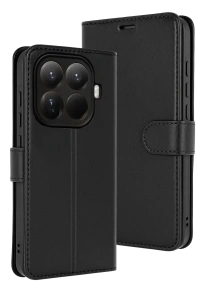 Xiaomi Mi 15T Pro Trend S Plus Kapaklı Kılıf - Siyah