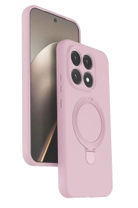 Xiaomi Mi 15T Regal Magsafe Standlı Kapak - Açık Pembe