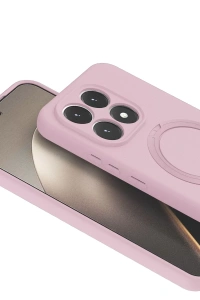 Xiaomi Mi 15T Regal Magsafe Standlı Kapak - Açık Pembe