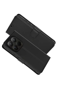Xiaomi Mi 15T Trend S Plus Kapaklı Kılıf - Siyah