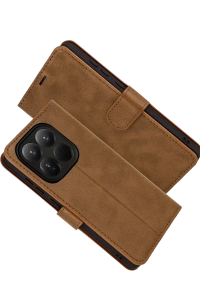 Xiaomi Mi 15T Trend S Plus Kapaklı Kılıf - Taba