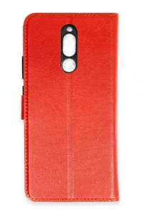 Xiaomi Mi 8 Trend S Plus Kapaklı Kılıf - Kırmızı