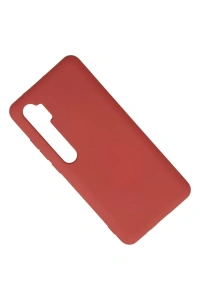 Xiaomi Mi Note 10 Lite Kılıf Nano içi Kadife Silikon - Kiremit