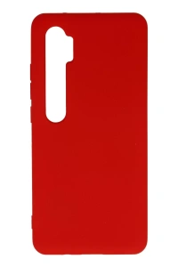 Xiaomi Mi Note 10 Lite Kılıf Nano içi Kadife Silikon - Kırmızı