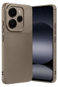Xiaomi Note 14 5G Auto Focus Karbon Kapak - Kahverengi
