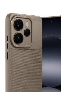 Xiaomi Note 14 5G Auto Focus Karbon Kapak - Kahverengi