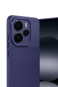 Xiaomi Note 14 5G Auto Focus Karbon Kapak - Lacivert