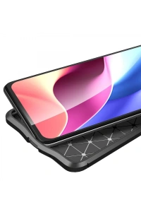 Xiaomi Poco F3 Kılıf Auto Focus Kapak - Siyah