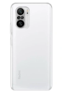 Xiaomi Poco F3 Kılıf Deluxe 2mm Şeffaf Silikon - Şeffaf
