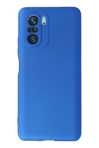 Xiaomi Poco F3 Kılıf First Silikon - Mavi