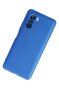 Xiaomi Poco F3 Kılıf First Silikon - Mavi