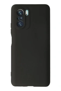 Xiaomi Poco F3 Kılıf First Silikon - Siyah
