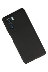 Xiaomi Poco F3 Kılıf First Silikon - Siyah