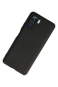 Xiaomi Poco F3 Kılıf First Silikon - Siyah