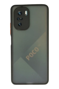 Xiaomi Poco F3 Kılıf Montreal Silikon Kapak - Siyah