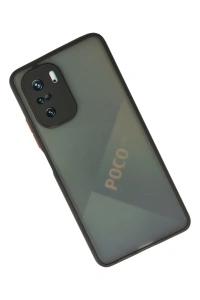 Xiaomi Poco F3 Kılıf Montreal Silikon Kapak - Siyah