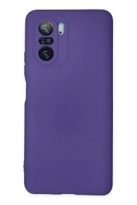Xiaomi Poco F3 Kılıf Nano içi Kadife Silikon - Mor