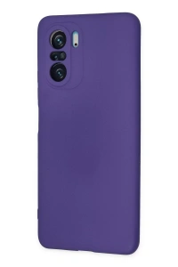 Xiaomi Poco F3 Kılıf Nano içi Kadife Silikon - Mor