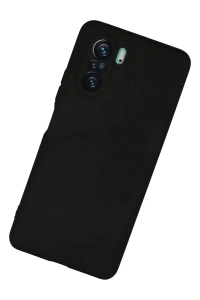 Xiaomi Poco F3 Kılıf Nano içi Kadife Silikon - Siyah