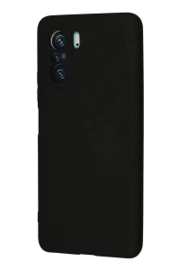 Xiaomi Poco F3 Kılıf Nano içi Kadife Silikon - Siyah