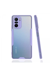 Xiaomi Poco F3 Kılıf Platin Silikon - Lila