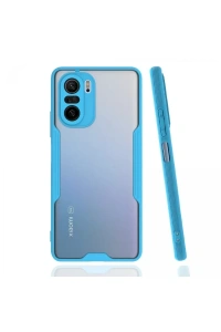 Xiaomi Poco F3 Kılıf Platin Silikon - Mavi