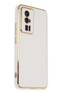 Xiaomi Poco F5 Pro Kılıf Volet Silikon - Beyaz