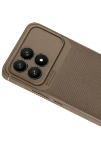 Xiaomi Poco F8 Pro Auto Focus Karbon Kapak - Kahverengi