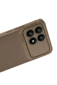 Xiaomi Poco F8 Pro Auto Focus Karbon Kapak - Kahverengi