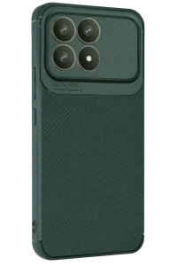Xiaomi Poco F8 Pro Auto Focus Karbon Kapak - Koyu Yeşil