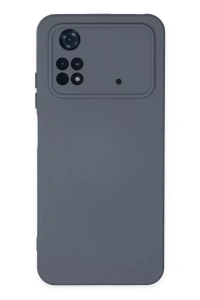 Xiaomi Poco M4 Pro 4G Kılıf Nano içi Kadife Silikon - Gri