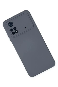 Xiaomi Poco M4 Pro 4G Kılıf Nano içi Kadife Silikon - Gri