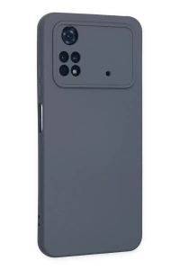 Xiaomi Poco M4 Pro 4G Kılıf Nano içi Kadife Silikon - Gri