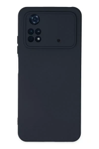Xiaomi Poco M4 Pro 4G Kılıf Nano içi Kadife Silikon - Lacivert