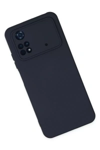 Xiaomi Poco M4 Pro 4G Kılıf Nano içi Kadife Silikon - Lacivert