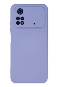 Xiaomi Poco M4 Pro 4G Kılıf Nano içi Kadife Silikon - Lila