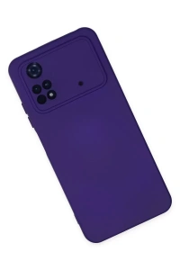 Xiaomi Poco M4 Pro 4G Kılıf Nano içi Kadife Silikon - Mor
