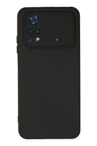 Xiaomi Poco M4 Pro 4G Kılıf Nano içi Kadife Silikon - Siyah