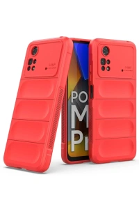 Xiaomi Poco M4 Pro 4G Kılıf Optimum Silikon - Kırmızı