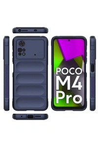 Xiaomi Poco M4 Pro 4G Kılıf Optimum Silikon - Lacivert