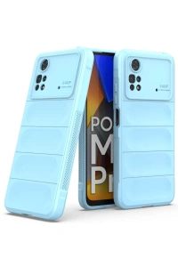 Xiaomi Poco M4 Pro 4G Kılıf Optimum Silikon - Sky Blue