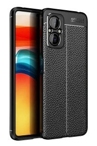 Xiaomi Poco M5 Kılıf Auto Focus Kapak - Siyah