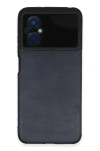 Xiaomi Poco M5 Kılıf Loop Deri Silikon - Lacivert