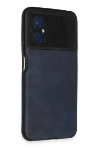 Xiaomi Poco M5 Kılıf Loop Deri Silikon - Lacivert