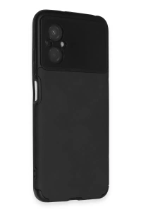 Xiaomi Poco M5 Kılıf Loop Deri Silikon - Siyah