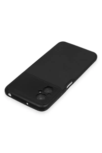 Xiaomi Poco M5 Kılıf Loop Deri Silikon - Siyah