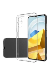 Xiaomi Poco M5 Kılıf Lüx Şeffaf Silikon