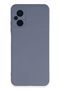 Xiaomi Poco M5 Kılıf Nano içi Kadife Silikon - Gri