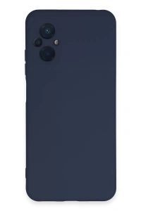 Xiaomi Poco M5 Kılıf Nano içi Kadife Silikon - Lacivert